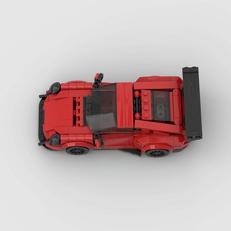 Porsche 911 GT3 RS | Red Building bricks toys Manifest Outlet