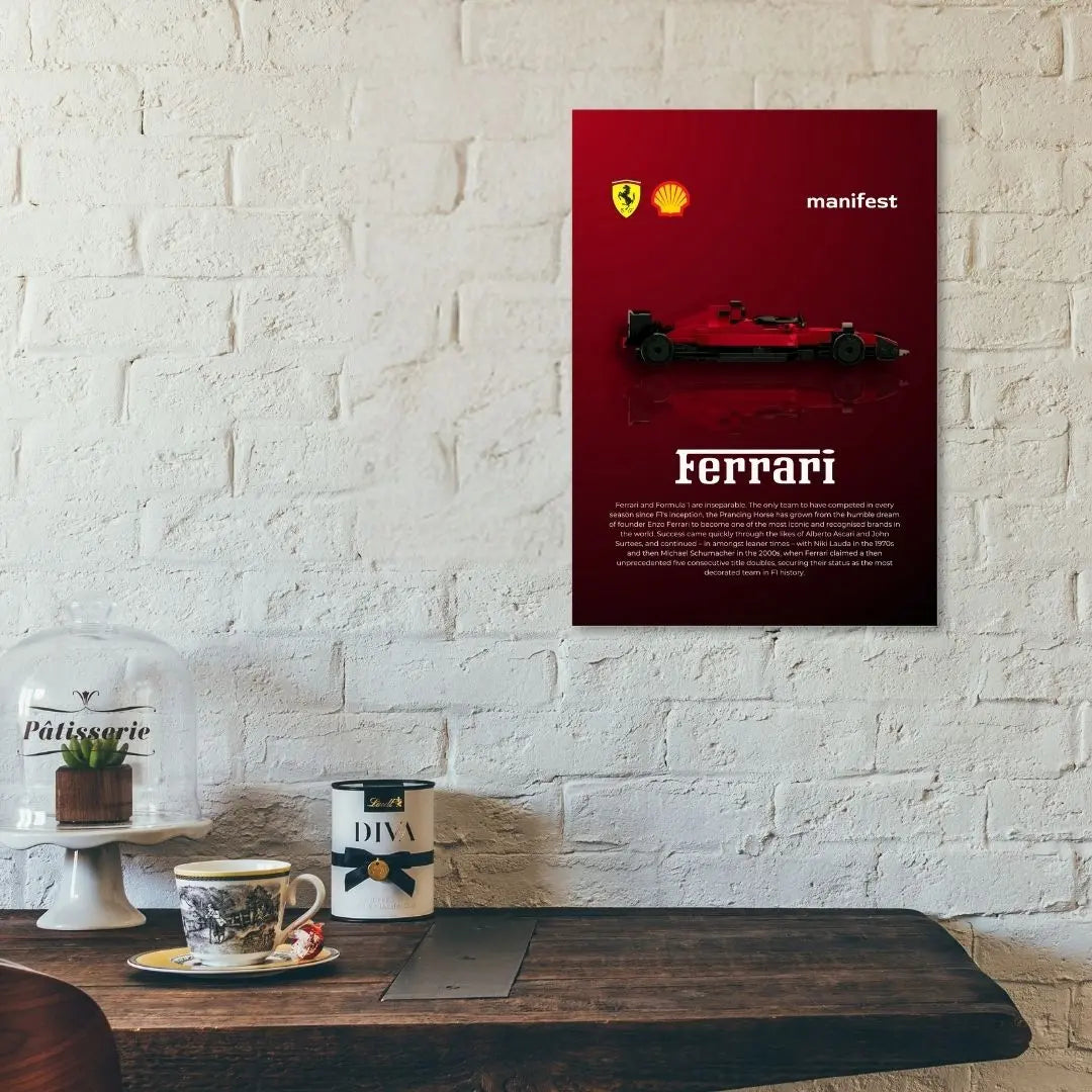 Ferrari Formula 1 - F1 Metal Poster