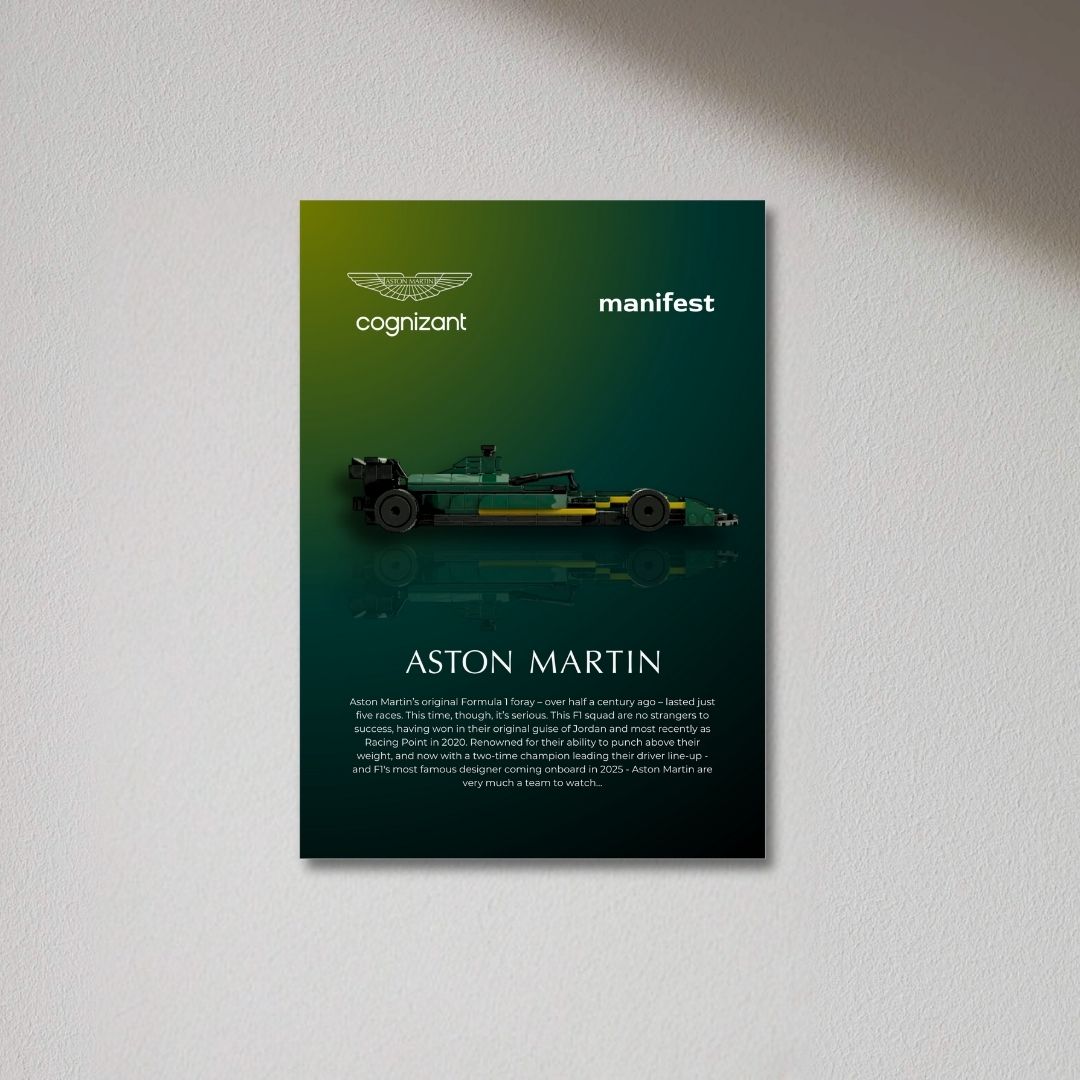 Aston Martin Formula 1 - F1 Metal Poster