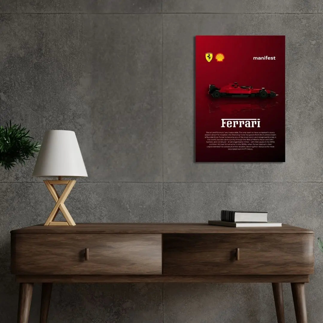 Ferrari Formula 1 - F1 Metal Poster