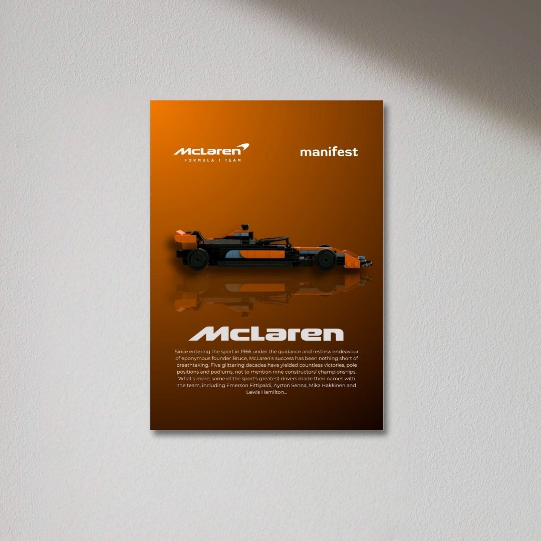 McLaren Formula F1 - F1 Metal Poster