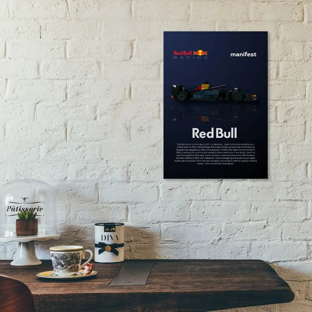 Redbull Formula 1 - F1 Metal Poster