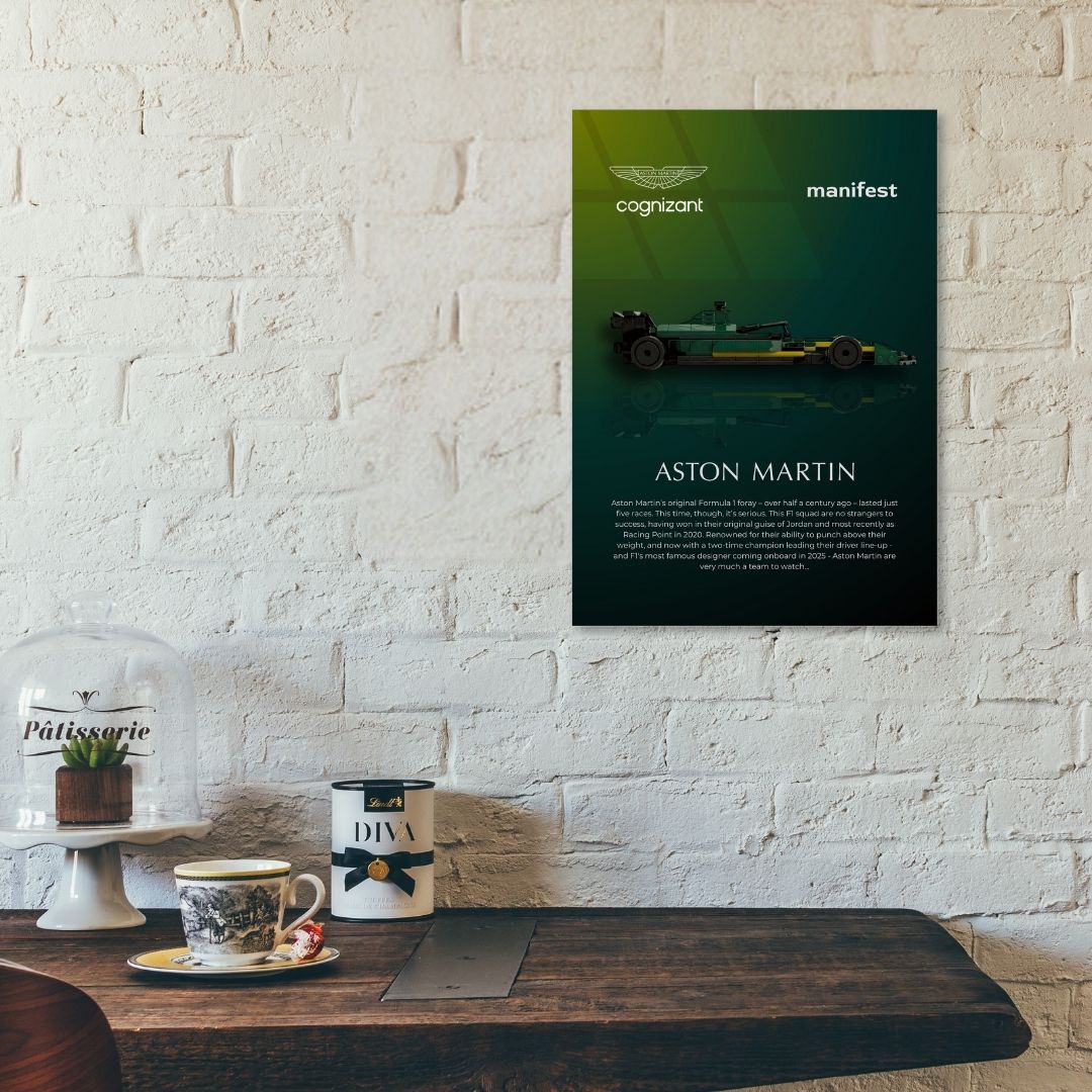 Aston Martin Formula 1 - F1 Metal Poster