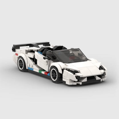 Lamborghini Aventador SVJ building brick model