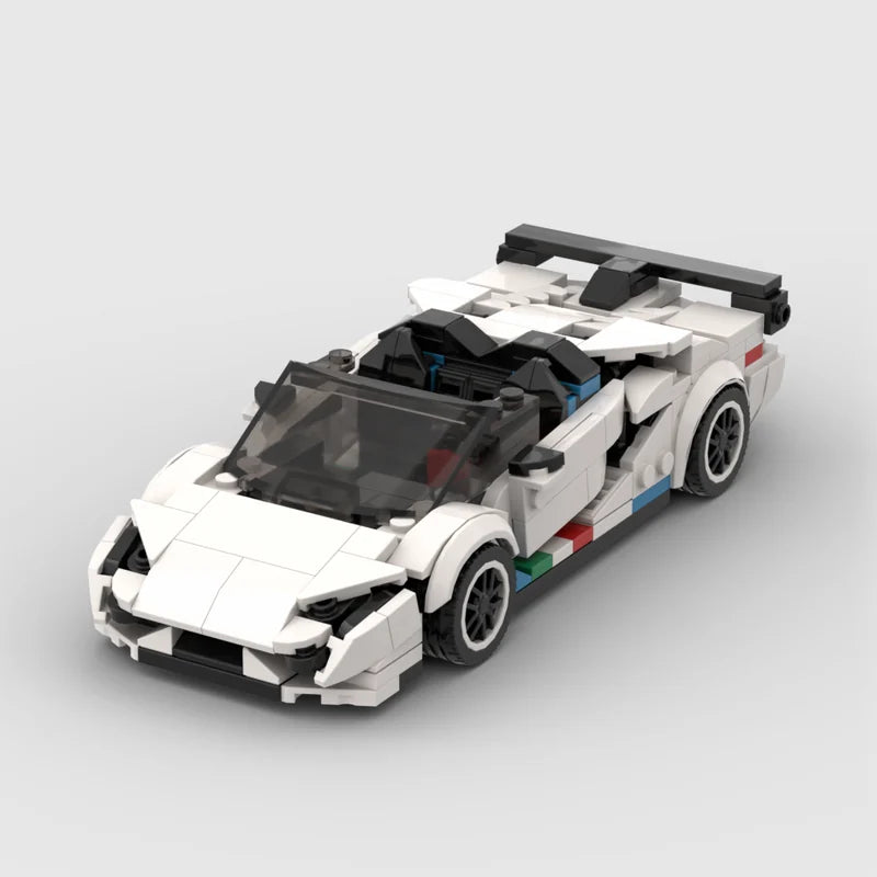 Lamborghini Aventador SVJ building brick model