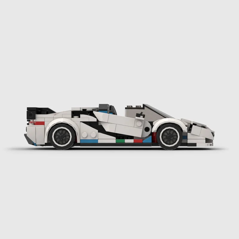 Lamborghini Aventador SVJ building brick model