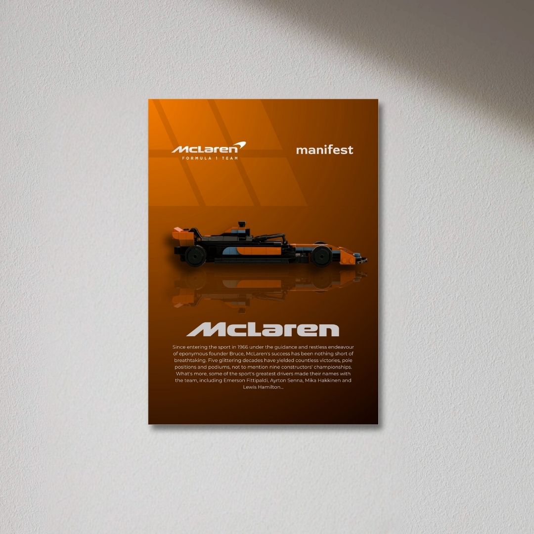 McLaren Formula F1 - F1 Metal Poster