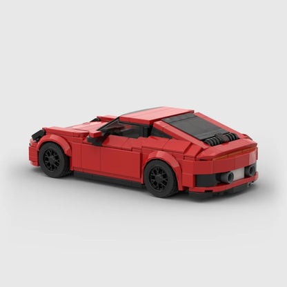 Porsche 911 Carrera building brick model