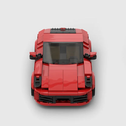 Porsche 911 Carrera building brick model